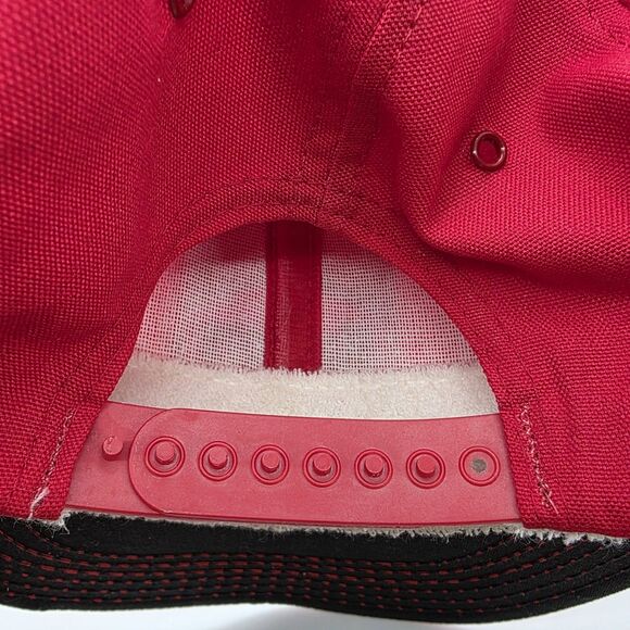 Vintage Marlboro Racing Team Hat Cap Snapback Red Made in USA - Picture 4 of 7